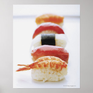 Póster Sushi, Nigiri, primer