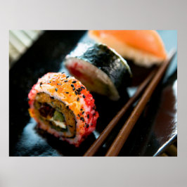 Póster Sushi Rolls