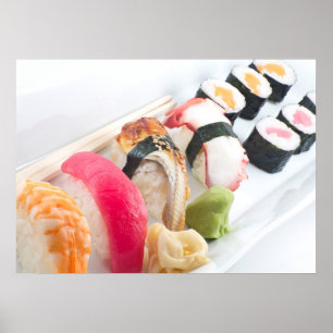 Póster Sushi Sashimi Platter