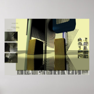 Póster suspended vs. supporting