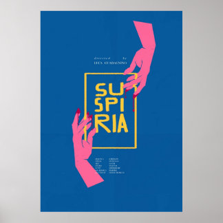 Póster SUSPIRIA 2018 película alternativa Tilda Swinton
