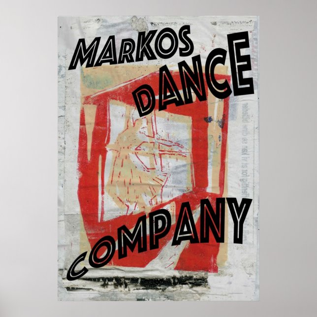 Póster Suspiria Markos Dance Company (Frente)