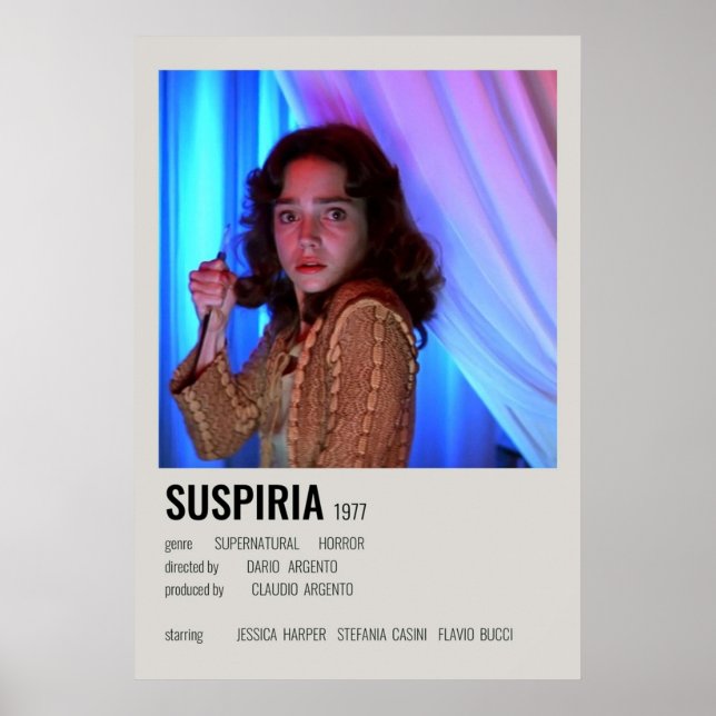 Póster Suspiria Minimalista (Frente)