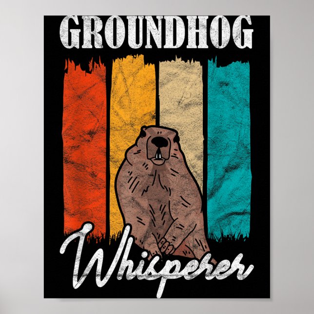 Póster Susurrador de marmota de tierra  (Frente)