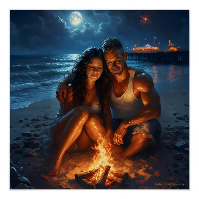Póster Susurros a la luz de la luna (Anverso)