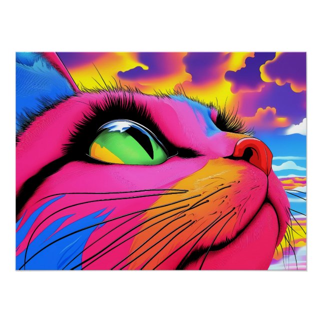 Póster Susurros celestes: El sueño de un gato (Anverso)