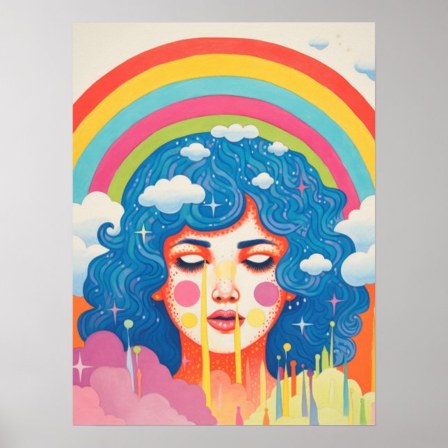 Póster Susurros celestes: La musa acariciada por el espac (Frente)