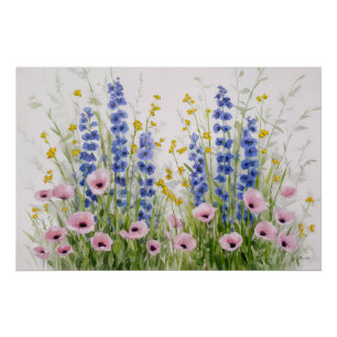 Póster Susurros de flores silvestres