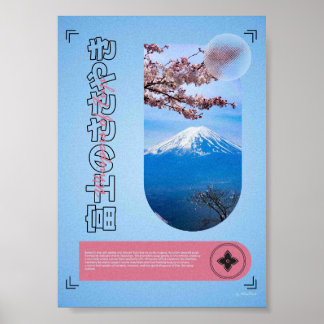 Póster Susurros de Fuji – Monte Fuji & Sakura