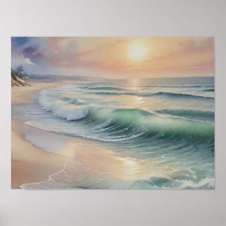 Póster "Susurros de la marea"