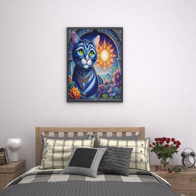 Póster Susurros de luz: Un gato durmiendo en el sol (Subido por el creador)