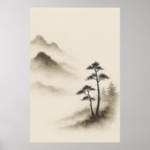 Susurros de Niebla: Tranquilidad Montañosa al Tint