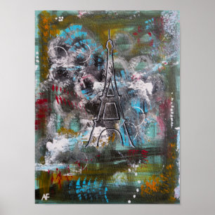 Póster Susurros de París Pintura de Alfred Fox