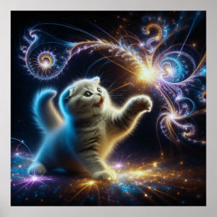 Póster Susurros de un cosmos codificado