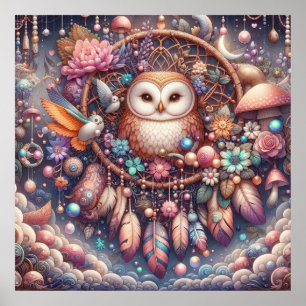 Póster Susurros del bosque encantado