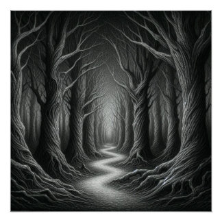 Póster Susurros del bosque encantado