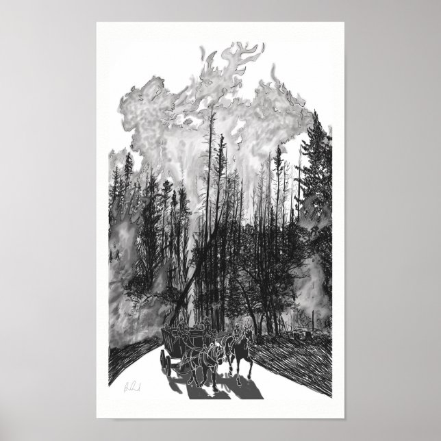 Póster Susurros del cielo 2-9 - Huyendo del campamento (Frente)