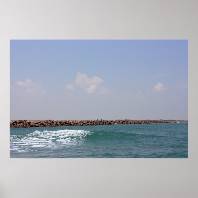 Póster Susurros del Golfo: El abrazo de una suave ola (Frente)