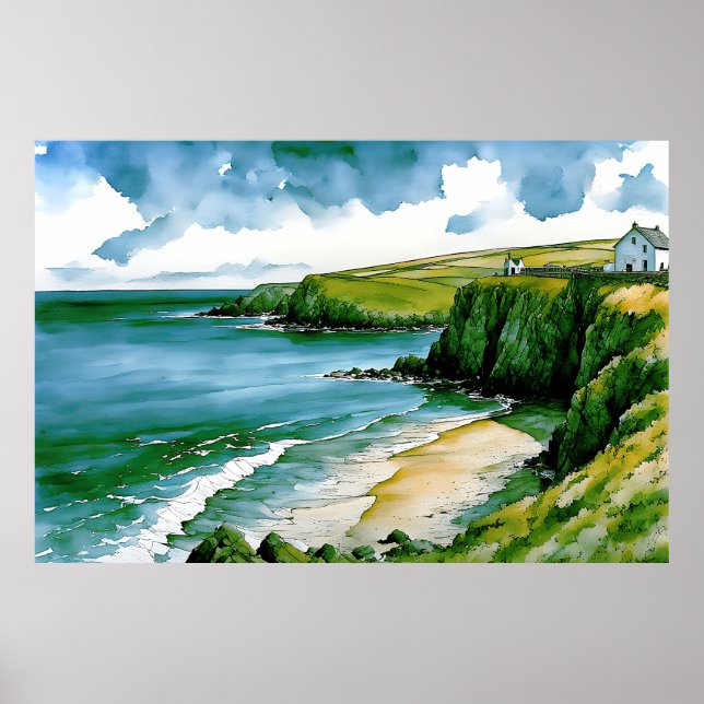 Póster Susurros del mar Celta (Frente)