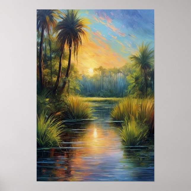 Póster Susurros del pantano turbio (Frente)