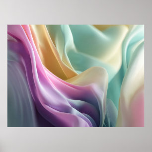 Póster Susurros en Movimiento Pastel