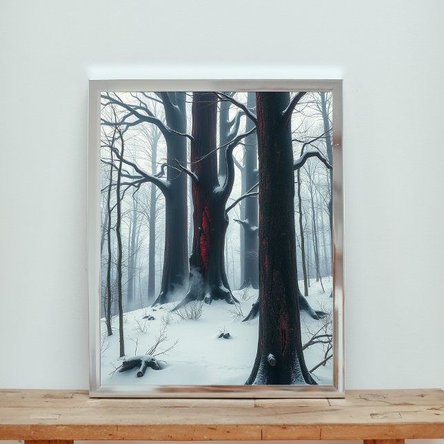 Póster Susurros Escarlatas en los Bosques de Invierno (Subido por el creador)