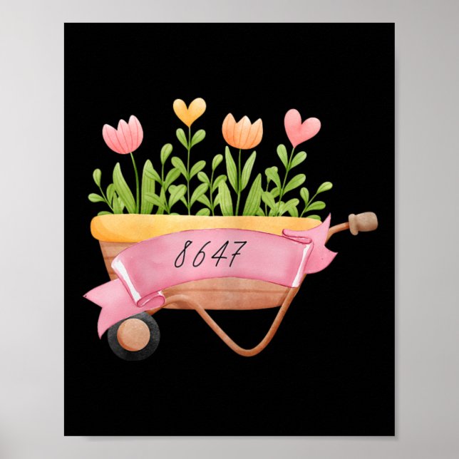 Póster Sutil Anti-trump 8647 Spring Garden Hermoso  (Frente)