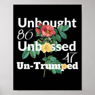 Póster Sutil Floral Sin Comprar Sin Tropiezos. 8647 R
