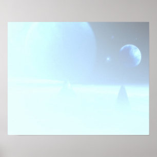 Póster Sutil Poster de imágenes Spacescape Fantasy Sci-Fi