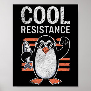 Póster Sutiles tarifas pingüinas de resistencia de Guay p