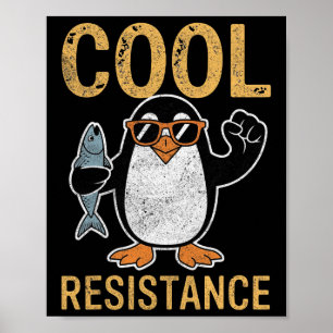 Póster Sutiles tarifas pingüinas de resistencia de Guay p