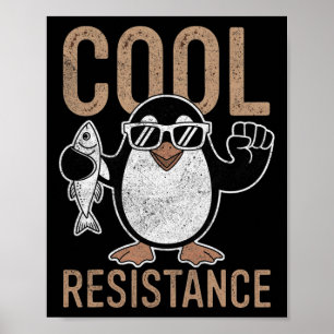 Póster Sutiles tarifas pingüinas de resistencia de Guay p