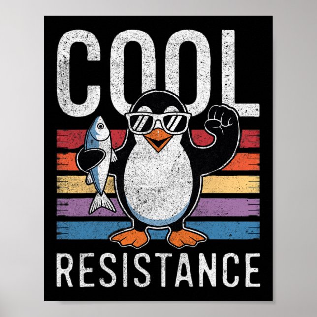 Póster Sutiles tarifas pingüinas de resistencia de Guay p (Frente)