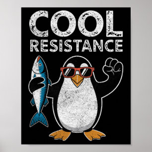 Póster Sutiles tarifas pingüinas de resistencia de Guay p