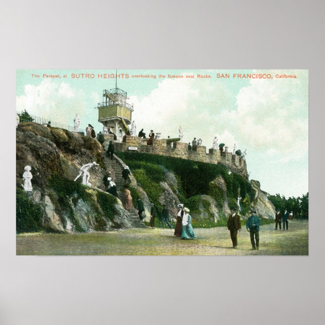 Póster Sutro Heights Parapet (Frente)