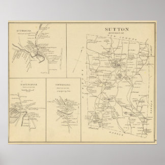 Póster Sutton, Merrimack Co
