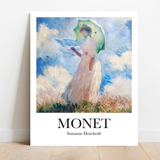 Póster Suzanne Hoschedé de Claude Monet (Monet's Impressionist Dream: Suzanne Hoschedé. Museum-quality poster)