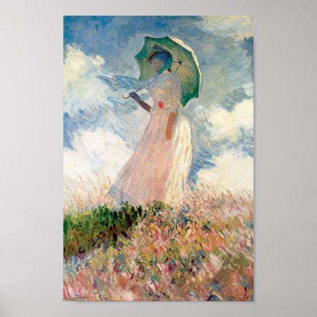 Póster Suzanne Hoschedé, hija de Hoschedé, segunda esposa (Frente)
