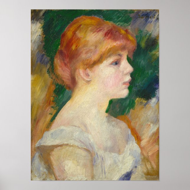 Póster Suzanne Valadon, c.1885 (aceite sobre lienzo) (Frente)