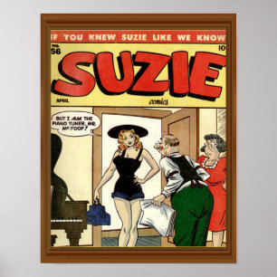 Póster Suzie de cobertura de historietas clásicas