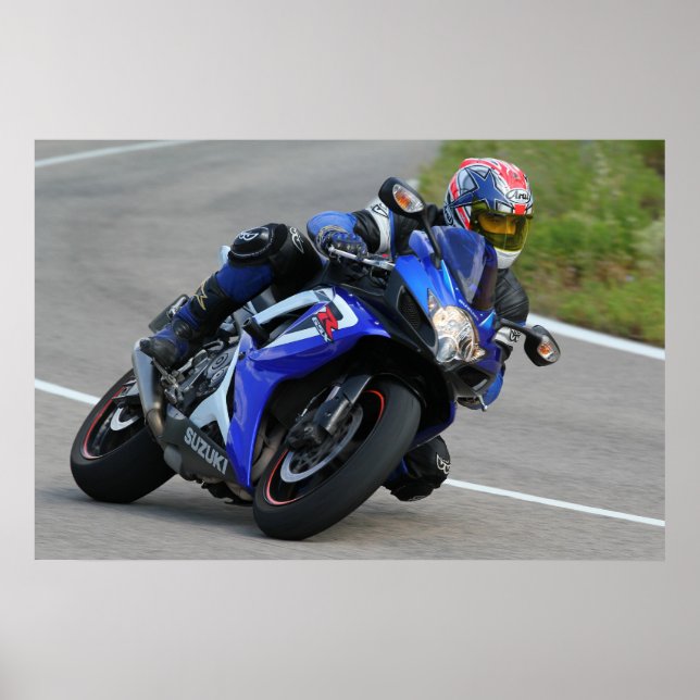 Póster Suzuki gsxr600 (Frente)