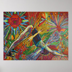 Póster svanasana del mukha del adho - 2009