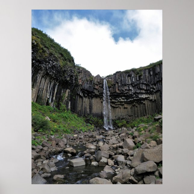 Póster Svartifoss (Frente)