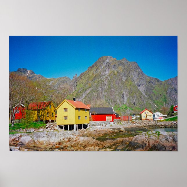 Póster Svolvaer (Noruega) (Frente)