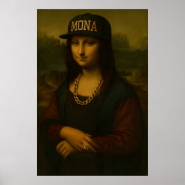 Póster Swag Mona Lisa