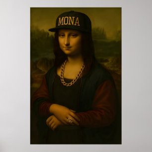 Póster Swag Mona Lisa