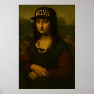 Póster Swag Mona Lisa