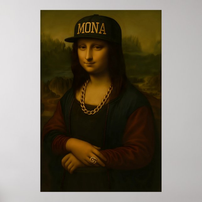 Póster Swag Mona Lisa (Frente)