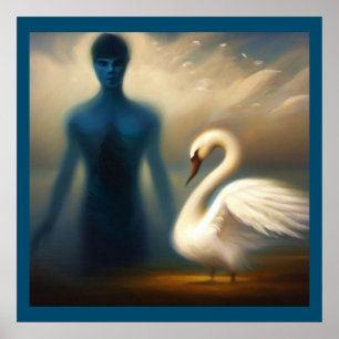 Póster Swan de animales espirituosos 2