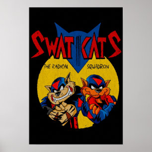 Póster Swat Kats con problemas